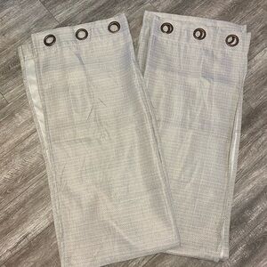 Mainstays Gray Pumice Curtain Panels - 38" x 84" - Set of 2